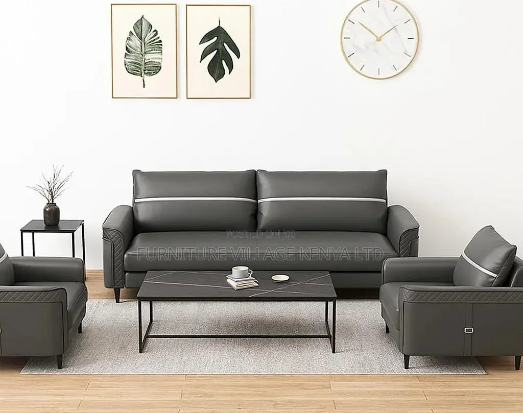 Office Sofa ; Luxury Pu Leather Executive Office Sofa