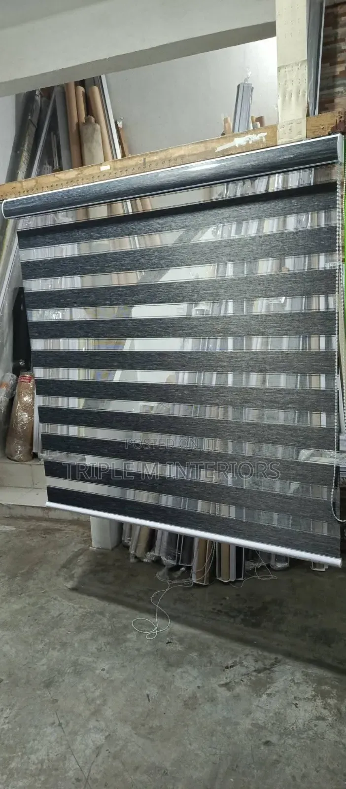 Elegant Tilted Slat Blinds for Interior Windows