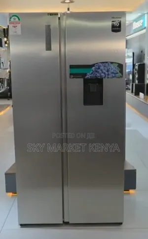Hisense Fridge Ref558dr Side by Side With Water Dispenser