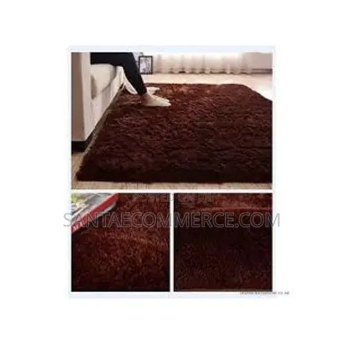 Brown Fluffy Carpet