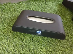 Volkswagen Car Tissue Box Holder – Leather Seat Organizer