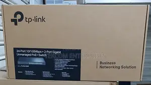 Tp Link Tl-Sl1226p 24-Port + 2-Port Gigabit Unmanaged Poe+ Switch