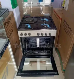 With Grilled Oven Von 58*58 3+1 Standing Cooker
