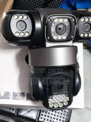 Triple Lens 4g Electric Model Ethernet Cable Three Independent Cameras