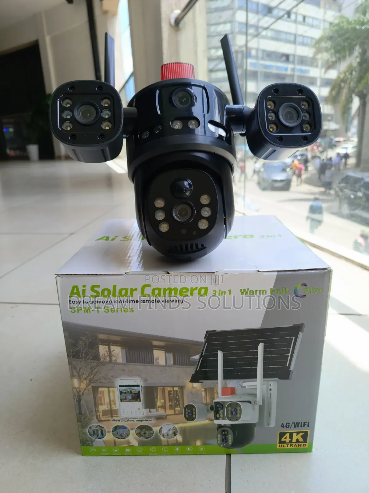 Ai Solar Camera 3in1 SPM-T Series, a Wireless Security Camera