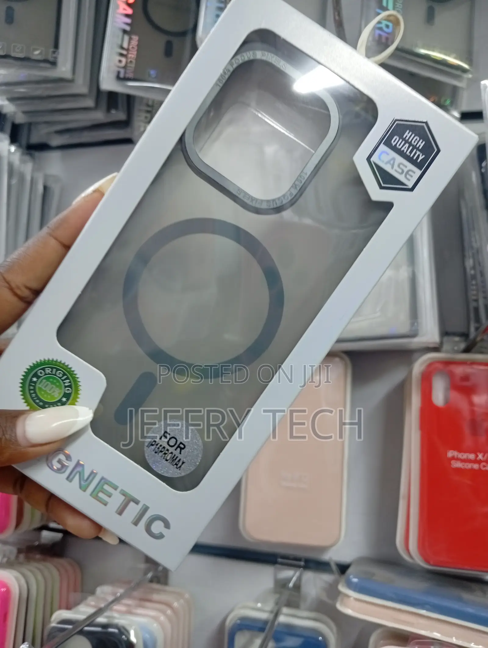 Generic Magnetic Protective Case for Various iPhone Models.