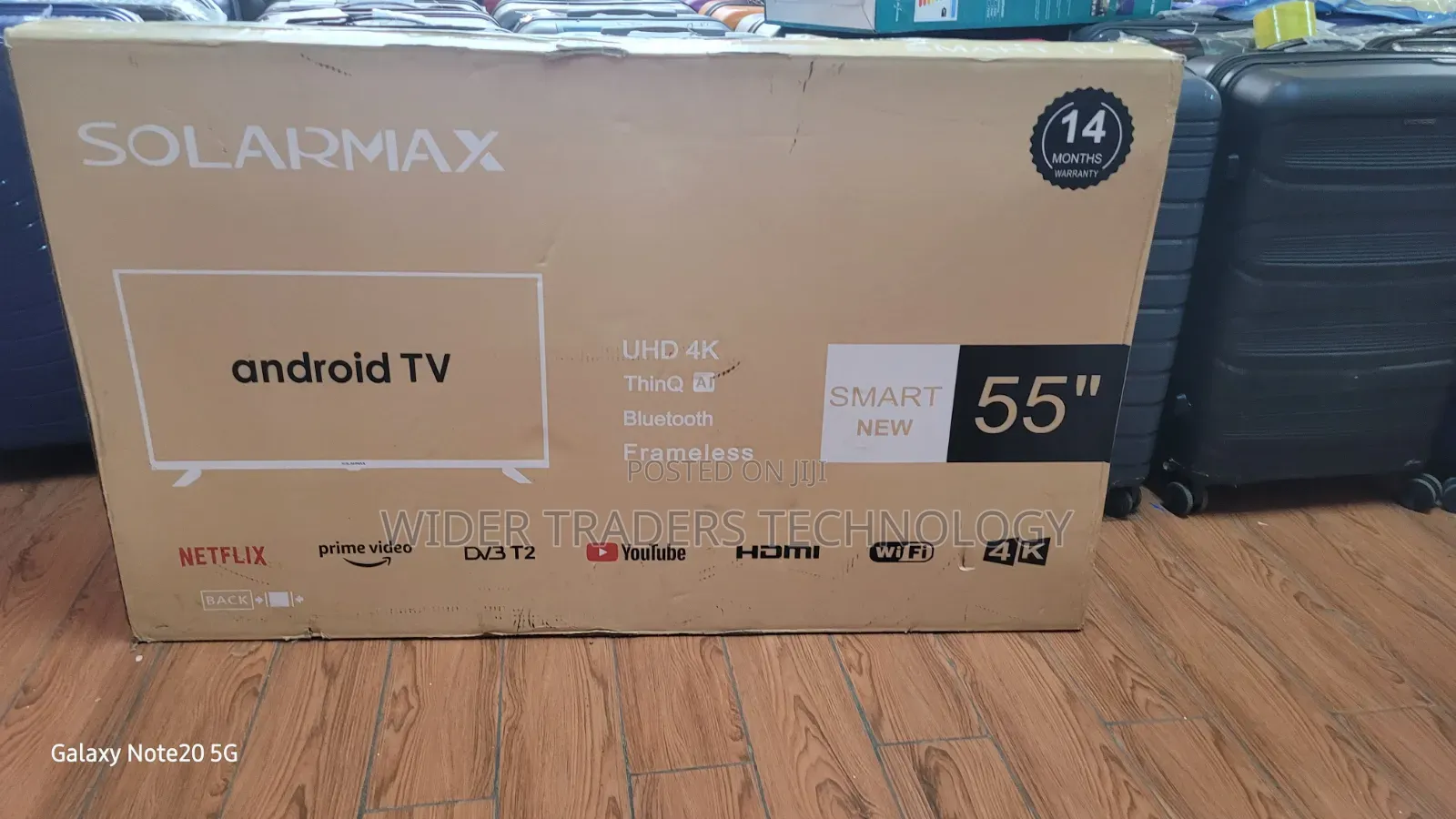 Solarmax 55-Inch Smart Frameless Uhd Android Tv