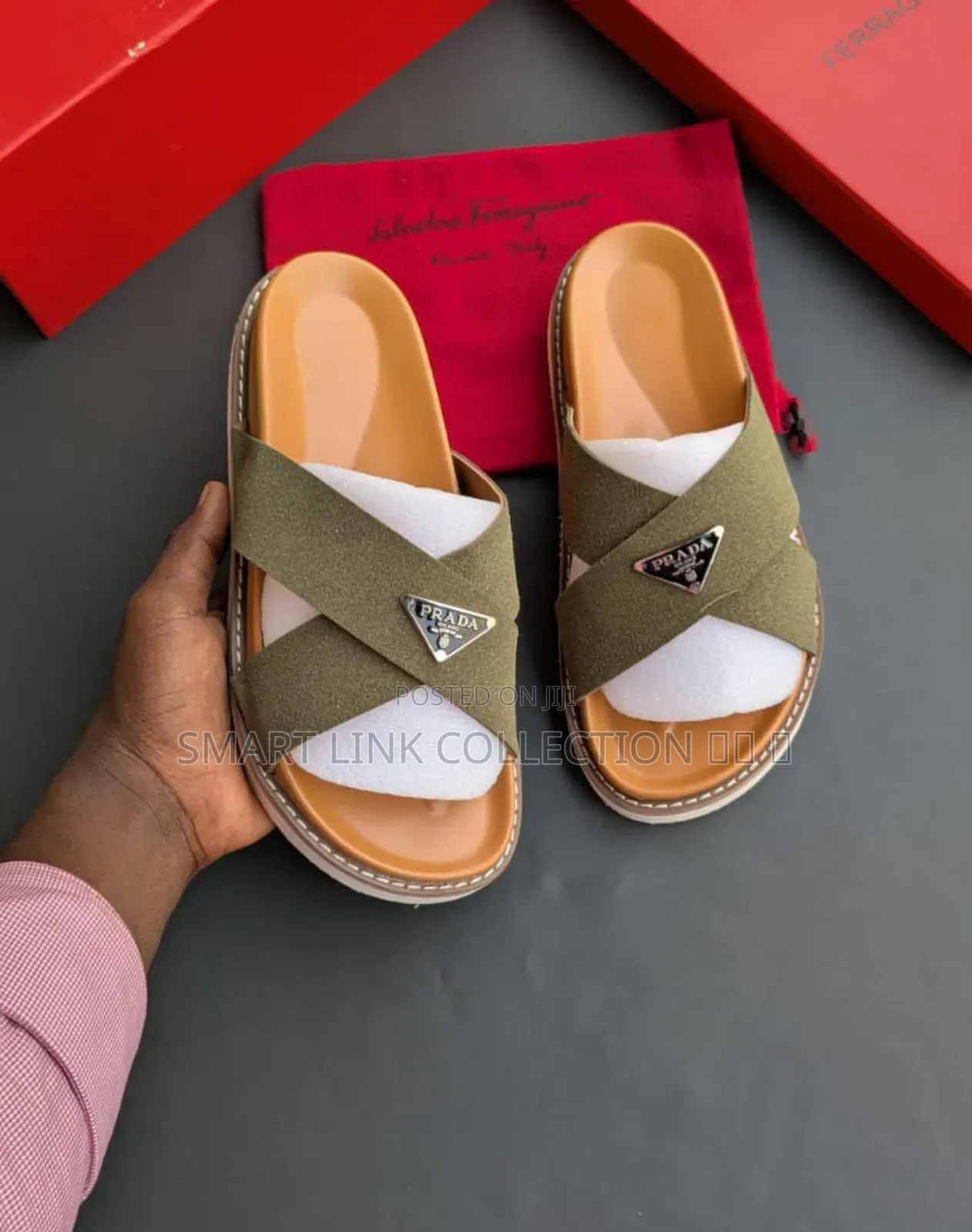 Leather Prada Sandals