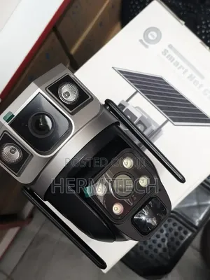 Solar Camera With Two Independent Lenses Wifi Smart Dual Lens CCTV