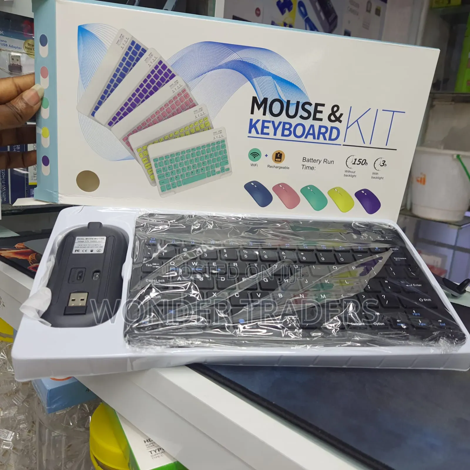 Rechargeable Wireless Keyboard Mouse Combo FOR PC Smart TV