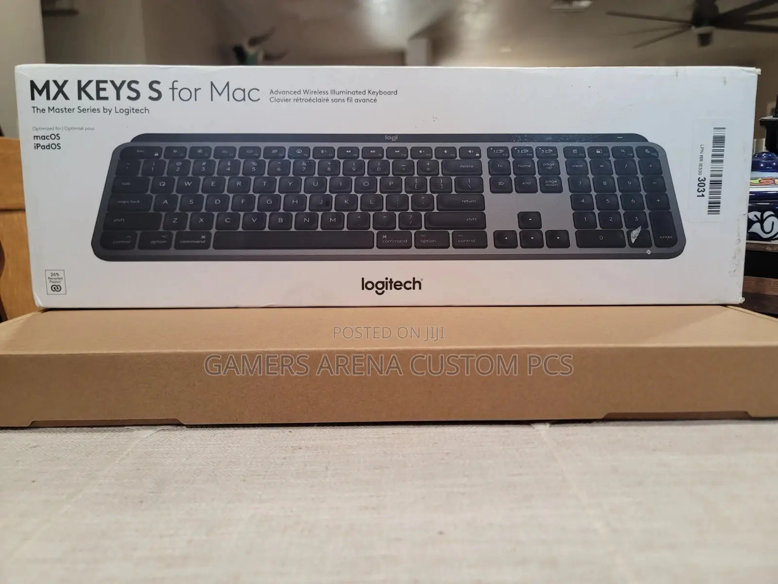Logitech Mx Keys S for Mac Wireless Bluetooth Backlit Keyboard
