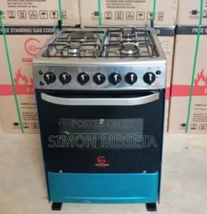 Eurochef 3+1cooker With Oven, Timer, Light, Rotisserie Rapid Hot Plate