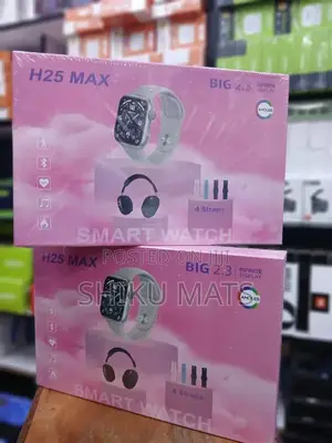 H25 Max Smart Watch, 2.3 Display, 4 Straps, Bluetooth Calling, Stylish