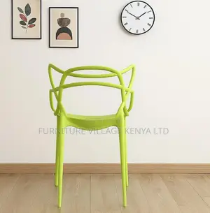 Dining Chair; Plastic Arm Support Dining Chair