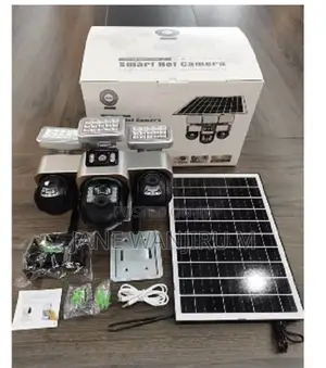 V380pro 4g Triple Lens Security Solar Cameras