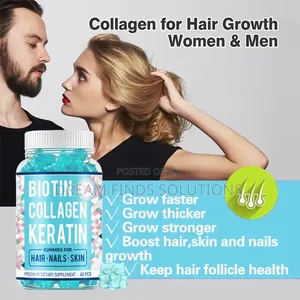 Biotin Collagen Gummies Promote Hair Growth Strong Nails Beautifulskin