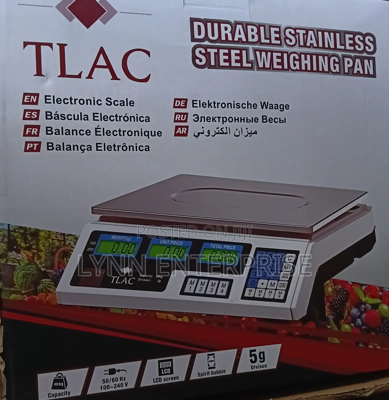 Tlac 40 KGS Acs-40 Digital Computing Weighing Scale