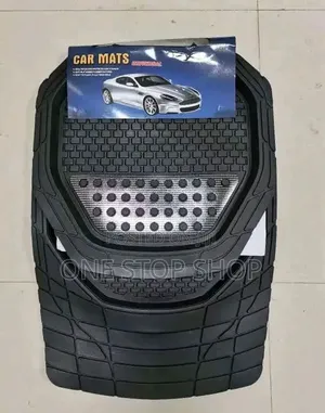 5 Seat All Cars Model Fit Black Silver Mats