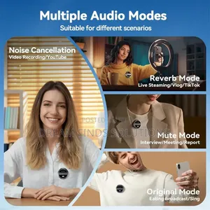 Sx21 Dual Mics Magnetic Lavalier Microphone