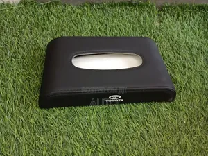 Toyota Car Tissue Box Holder – Premium Leather Interior Organizer