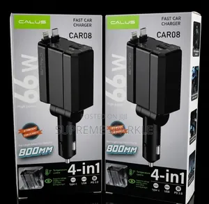 Calus Car08 4-in-1 Fast Car Charger.