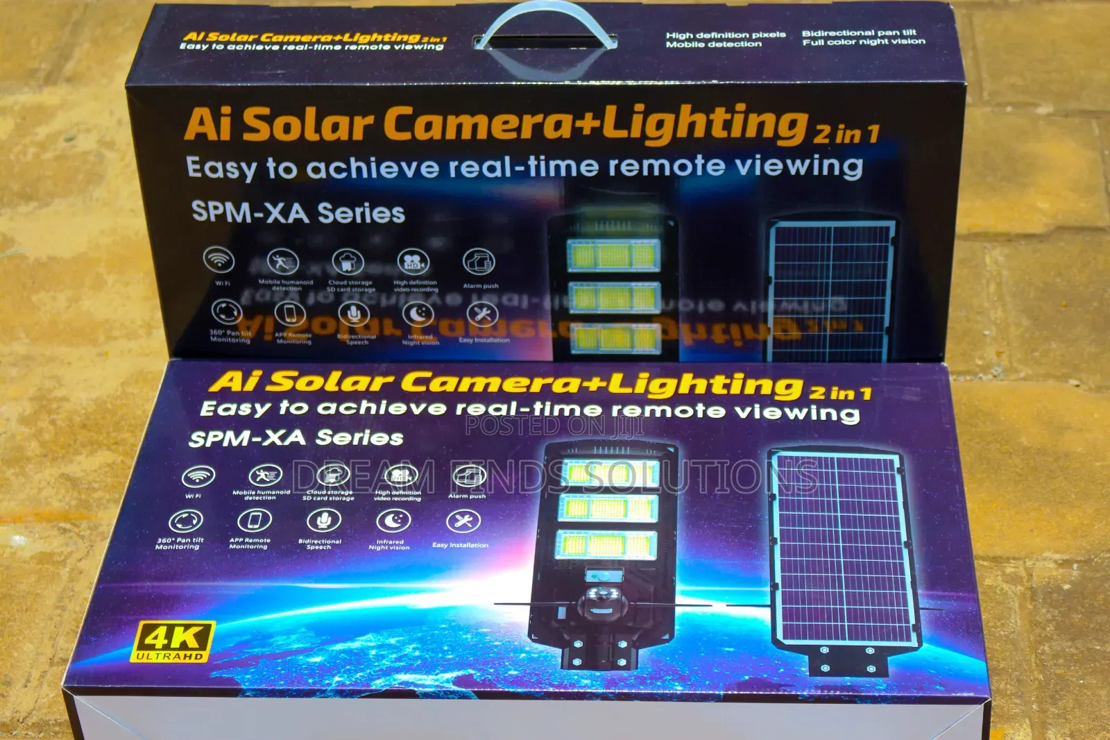 In 1 Solar CCTV Camera and Lighting / Camera + Lighting
