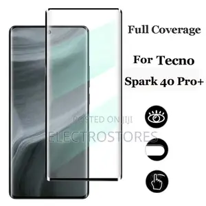 Spark 40 Pro+ Curved Full Glue Tempered Glass Screen Protector