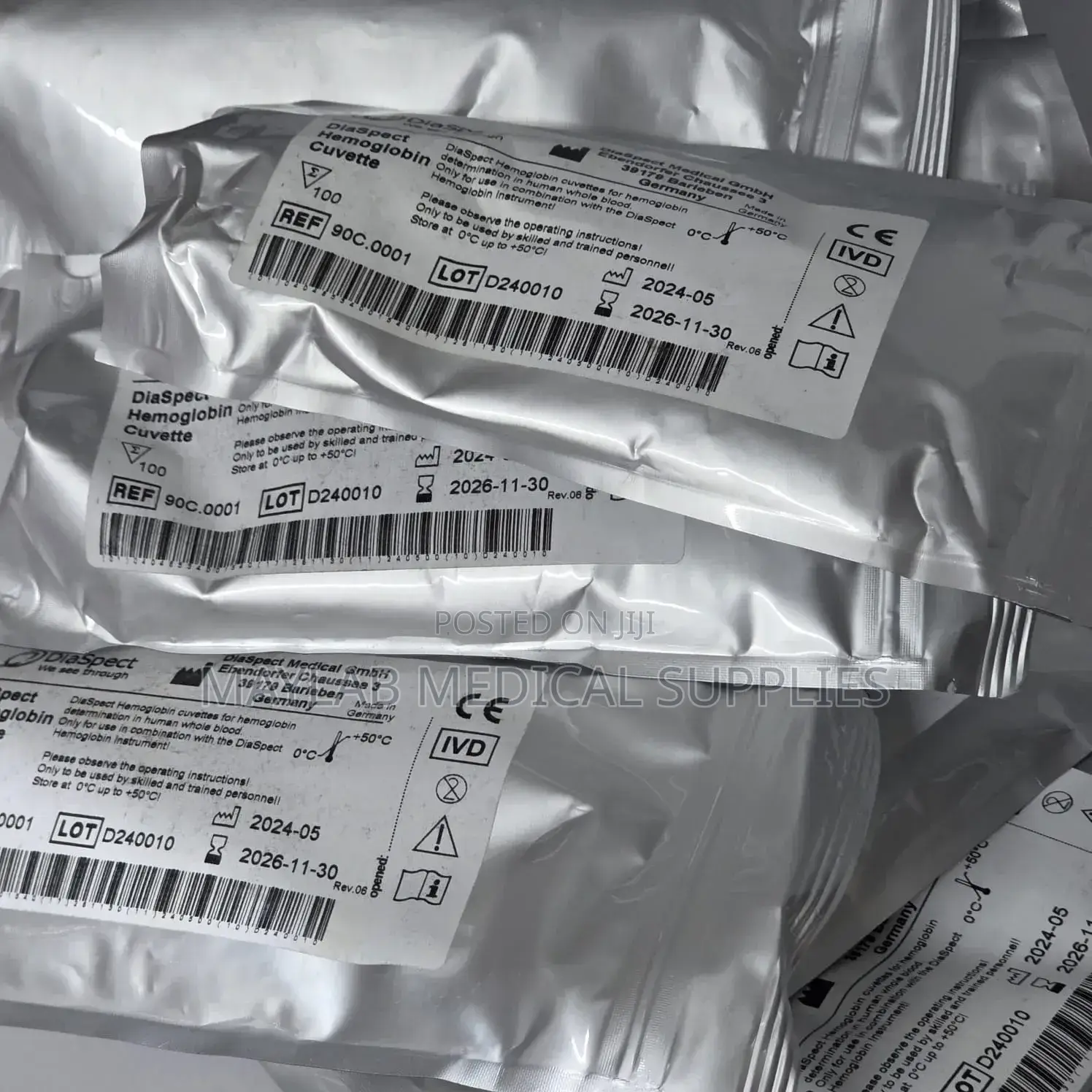Diaspects Haemoglobin Microcuvettes