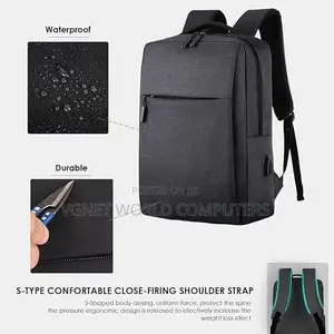 Anti-Theft Bag Laptop Backpack Usb Charge Port,Waterproof.