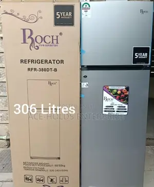 Roch RFR-380-Dt-B 2 Door (306 Litres ) - Top Freezer Fridge