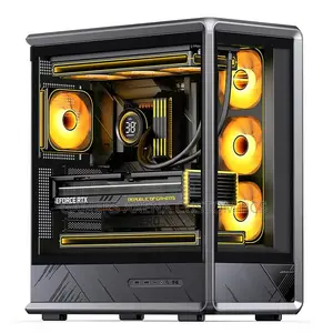 Jonsbo D401 Atx Gaming Pc Case Seaview Black.