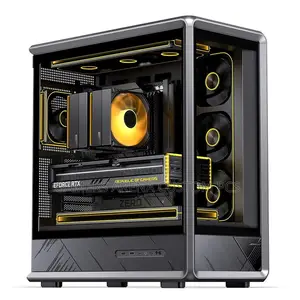 Jonsbo D401 Atx Gaming Pc Case Seaview Black.