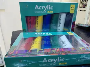 6 Pack Acrylics Paints