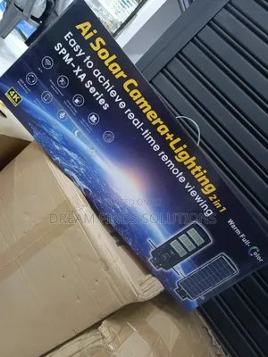 High Definition Video Recording Solar CCTV Flood Light