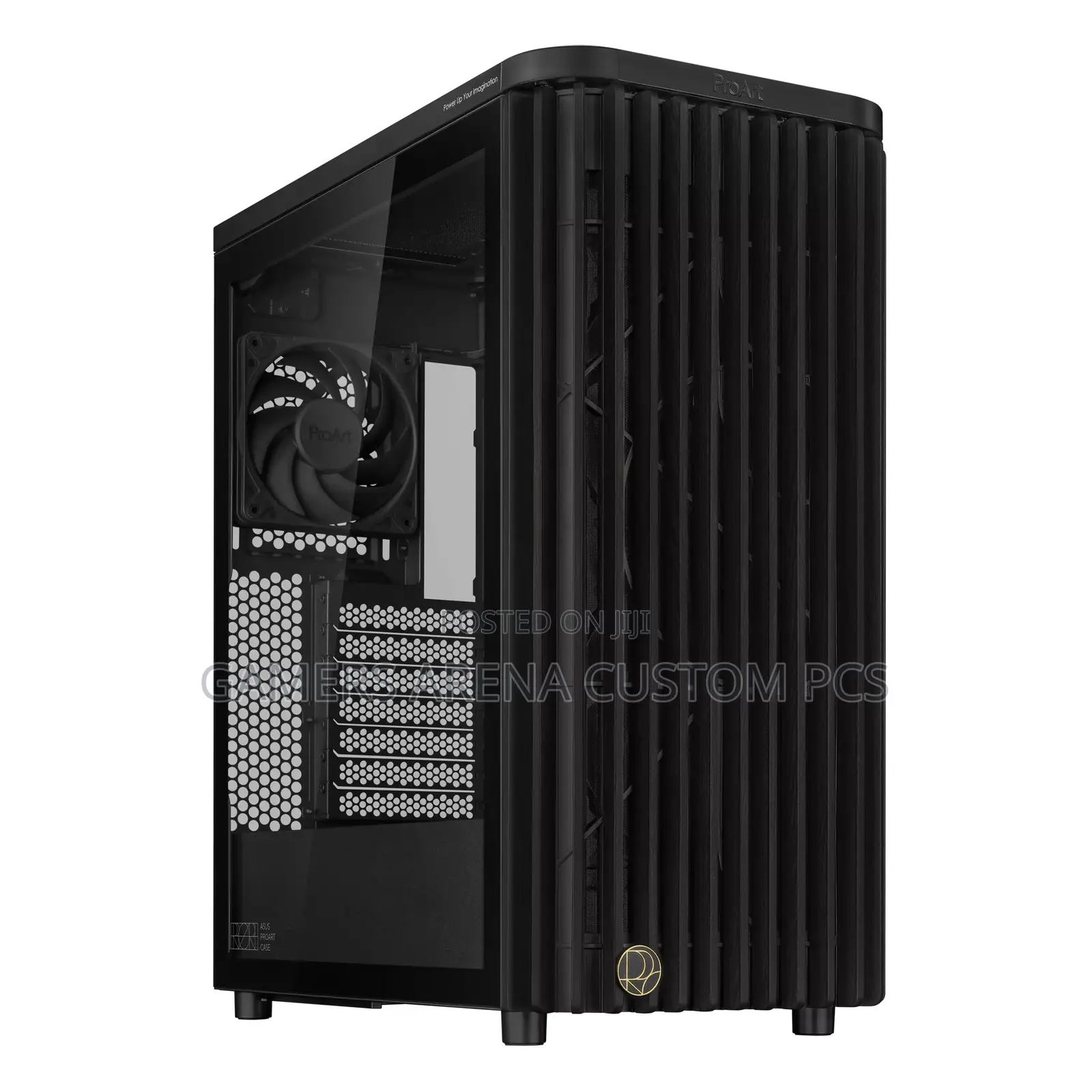 Asus Proart Pa401 Wood Edition Atx Mid-Tower Computer Case.