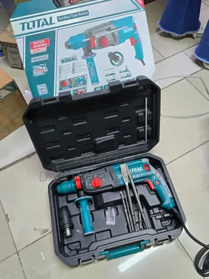 Heavy Duty Total 950w Double Chuck Rotary Hammer 
5pcs Masonry Bits
