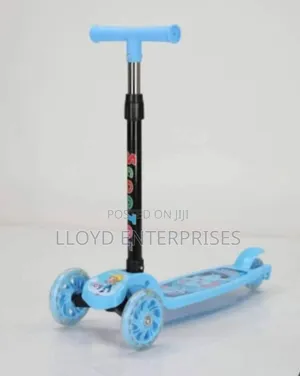 Blue Foldable Scooter