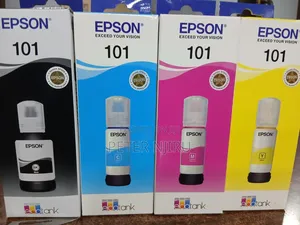 Epson 101 Original Inks Black Magenta Cyan Yellow