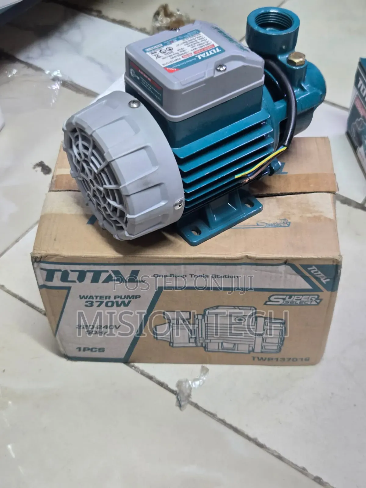 Total 0.5hp
Booster Pump 