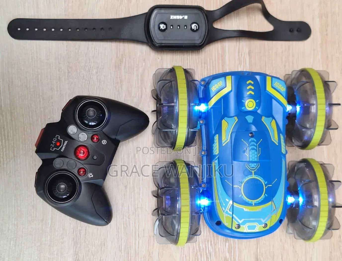 2.4g Remote Control 4wd Four Wheel Drive Double Stunt Vehicle