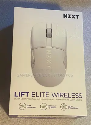 NZXT Lift Elite Wireless Ultra Lightweight Gaming Mouse White