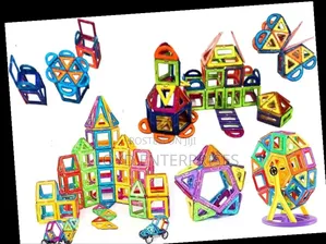 84pcs Magnetic Tiles