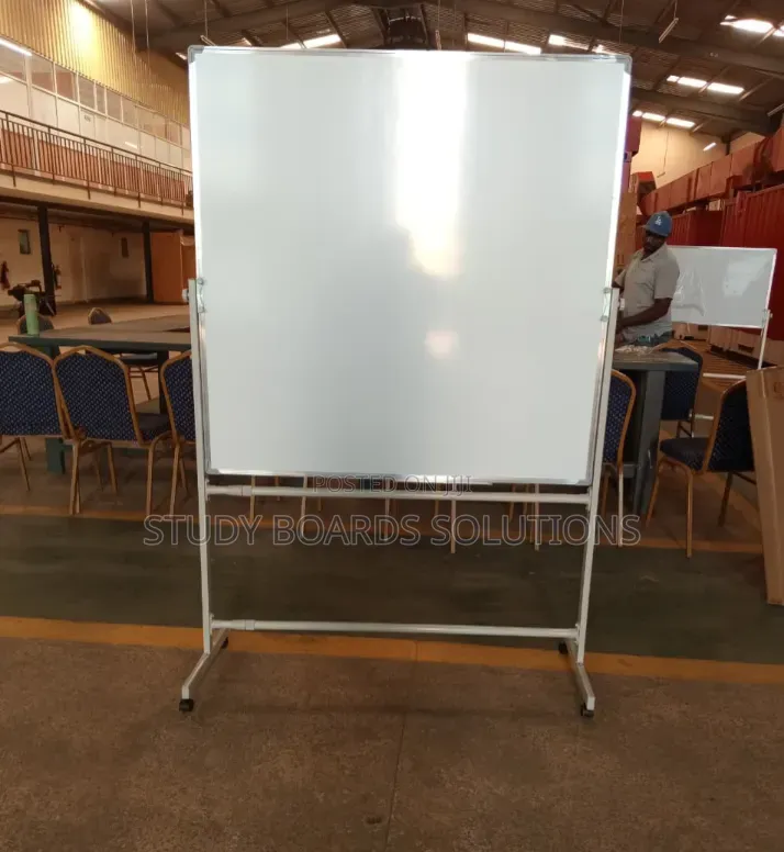 4ftx4ft Office Friendly Whiteboard With Wheeled Stand
