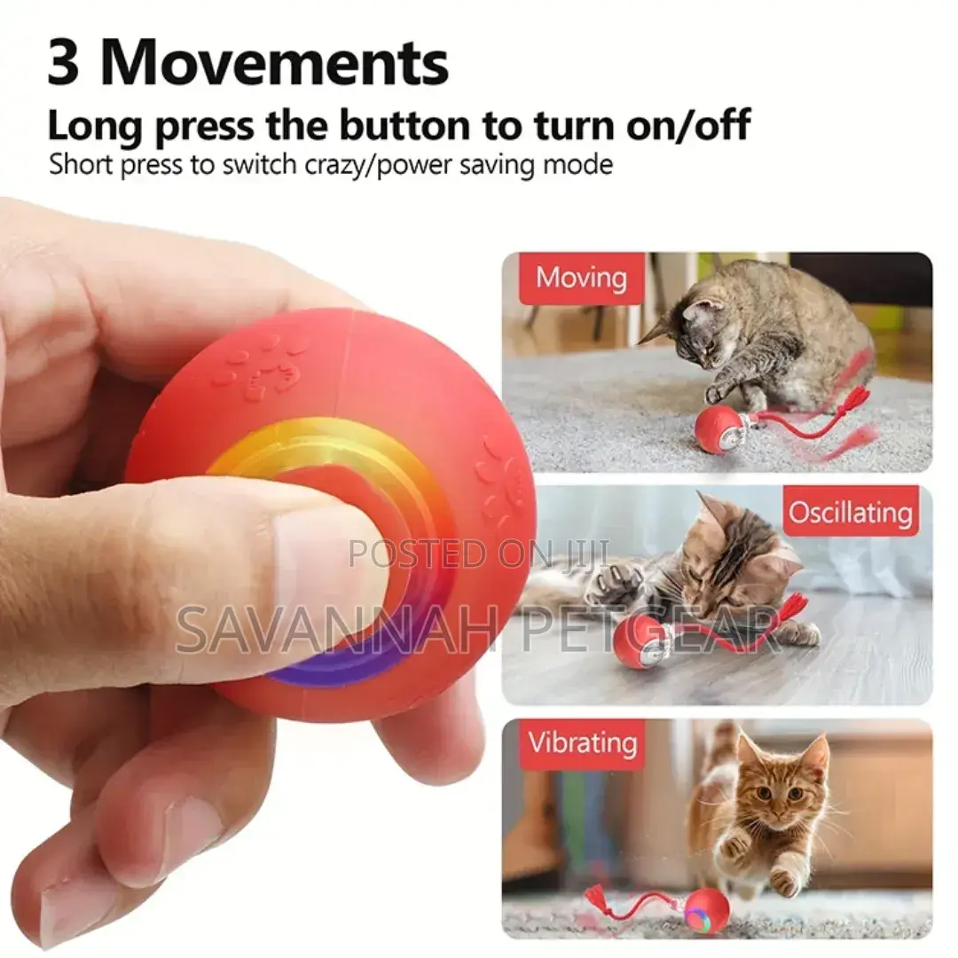 Smart Cat Interactive Toy Ball Type-C Rechargeable Intelligent Toy