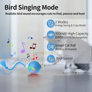 Smart Cat Interactive Toy Ball Type-C Rechargeable Intelligent Toy