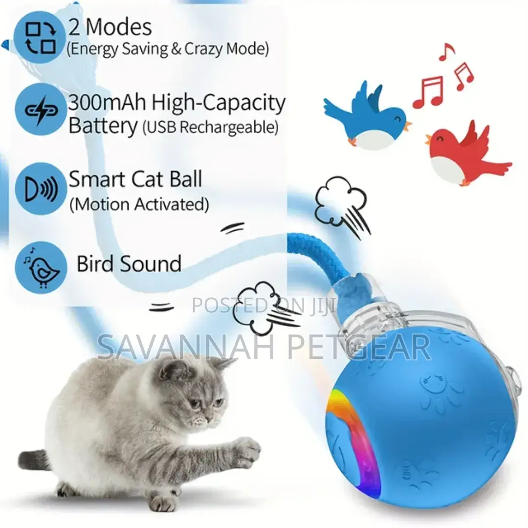 Smart Cat Interactive Toy Ball Type-C Rechargeable Intelligent Toy