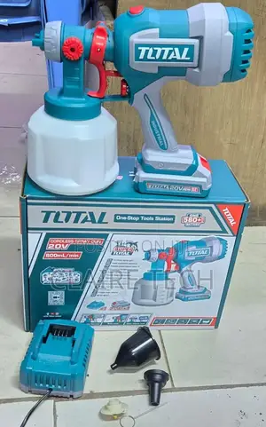20v 1000ml Total Cordless Spraygun 
 1pc Battery 
1pcs Charger