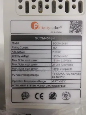 45amps Solar Felicity MPPT Charge Controller
