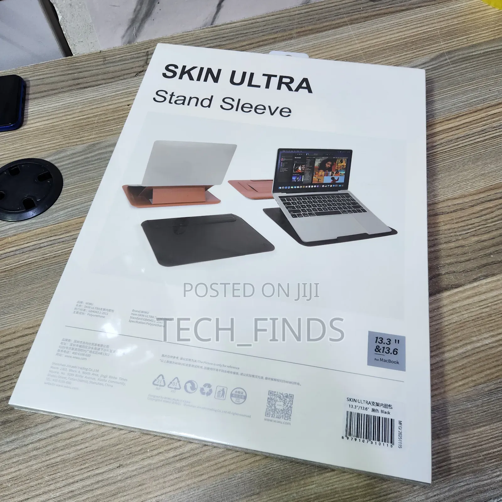 Wiwu Skin Ultra Stand Sleeve 13inch