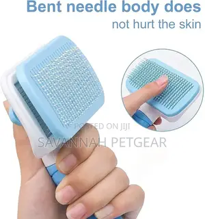 Self Cleaning Pet Slicker Brushes With Smooth Handle